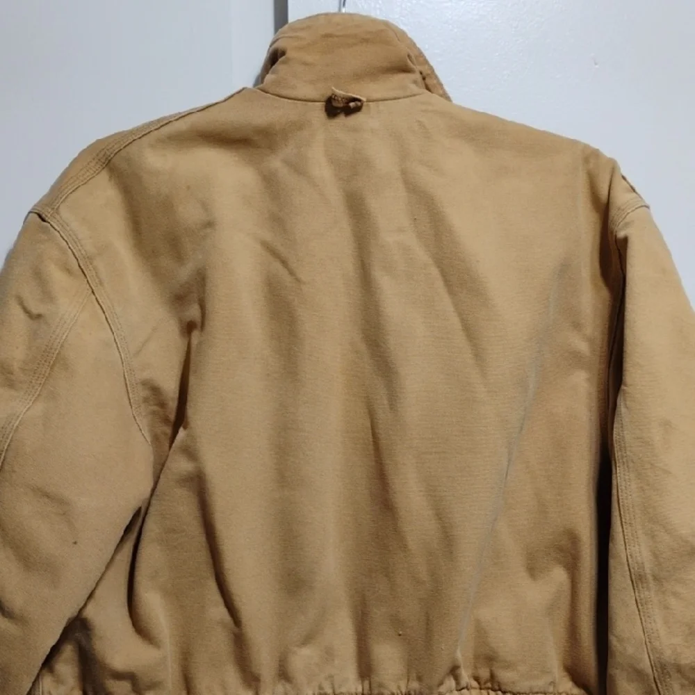 Carhartt Tan Men's Field Blanket Lined Duck Hunting Vtg Jacket (BX81) - Picture 9 of 11